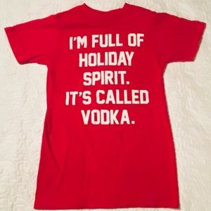 Holiday Graphic Short Sleeve Tee Shirt